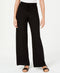 Be Bop Juniors Wide-Leg Soft Pants - Black Small Short